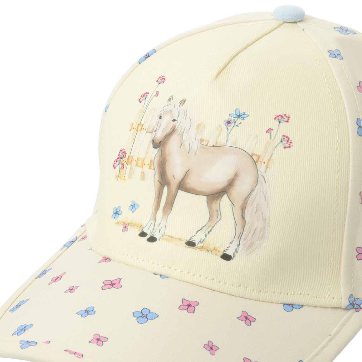 Mädchen Kappe mit Pferde-Motiv