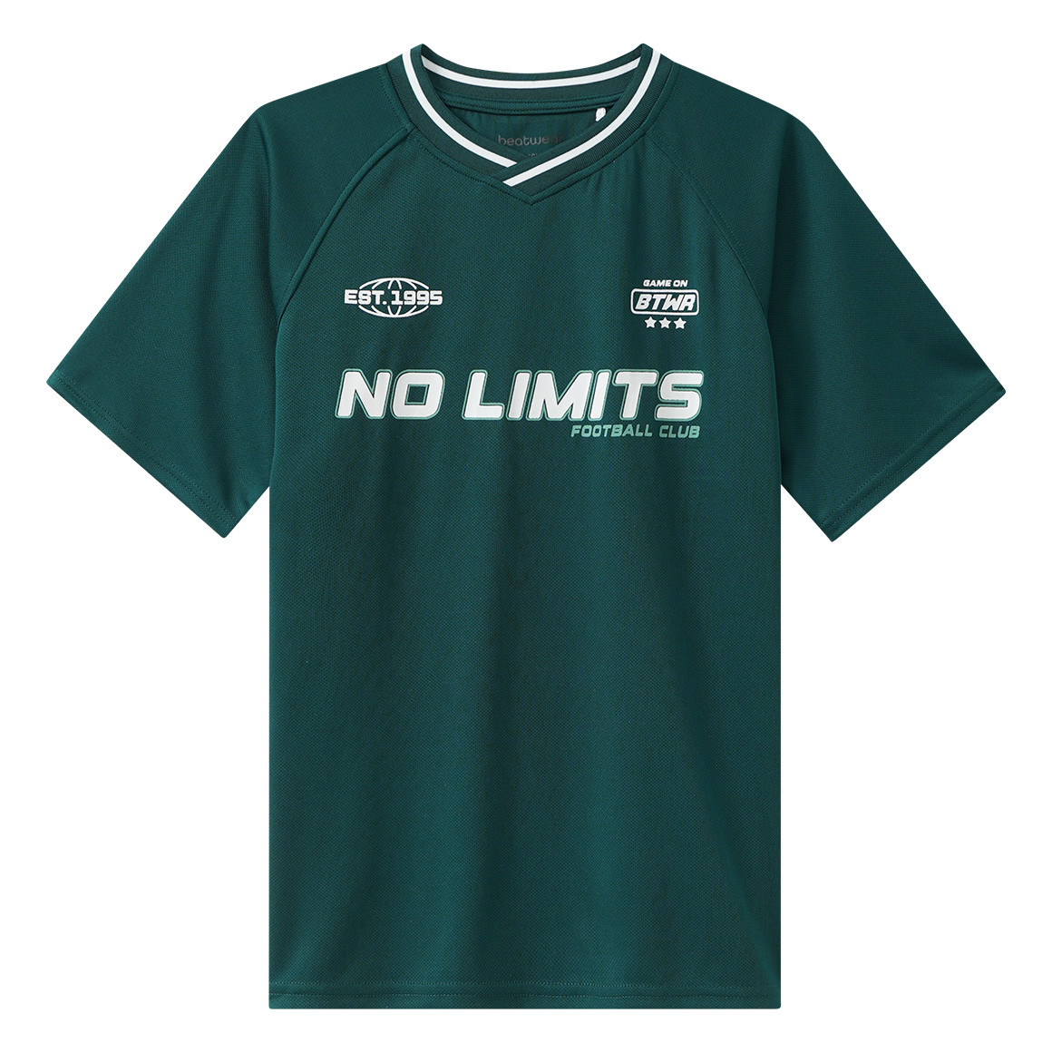 Jungen Sport-T-Shirt im Trikot-Style