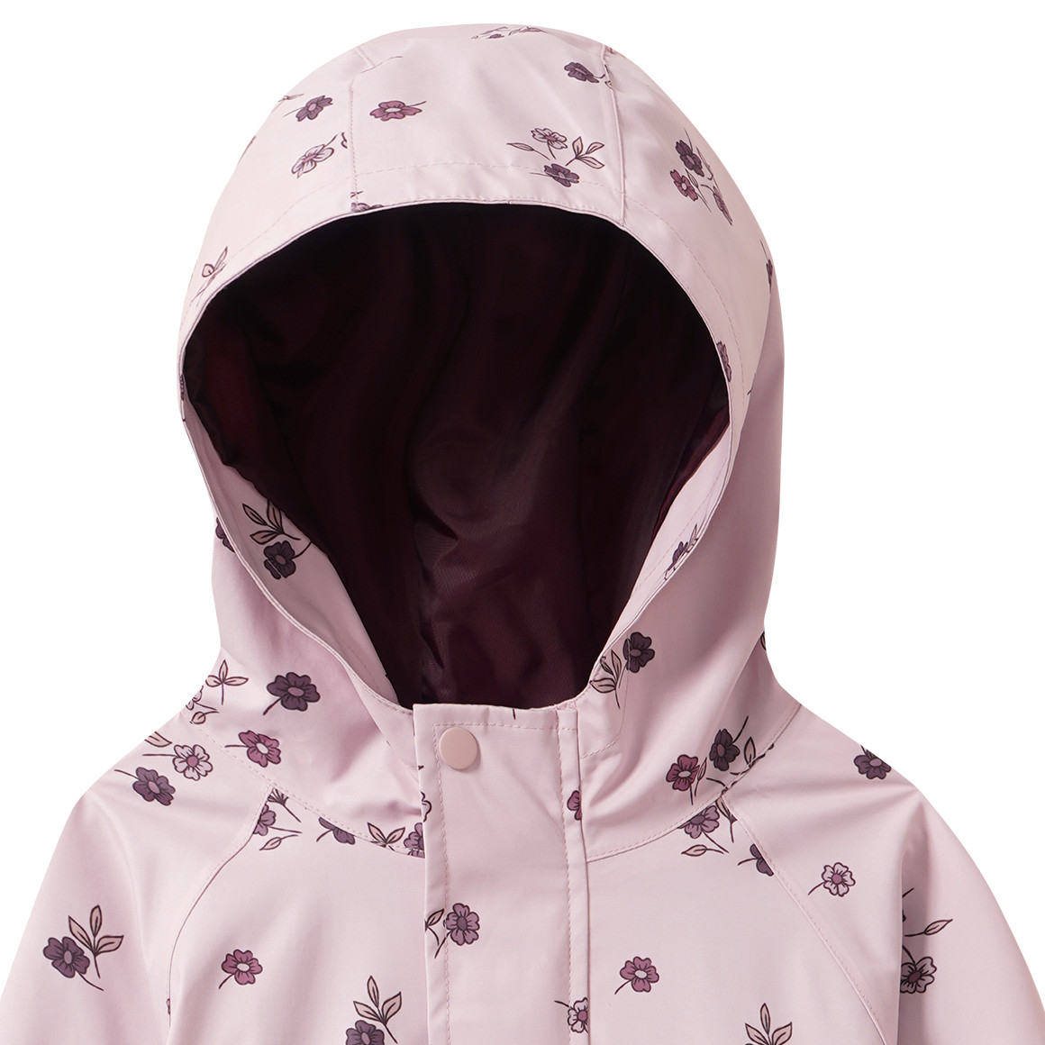 Mädchen Regenjacke mit Blümchen