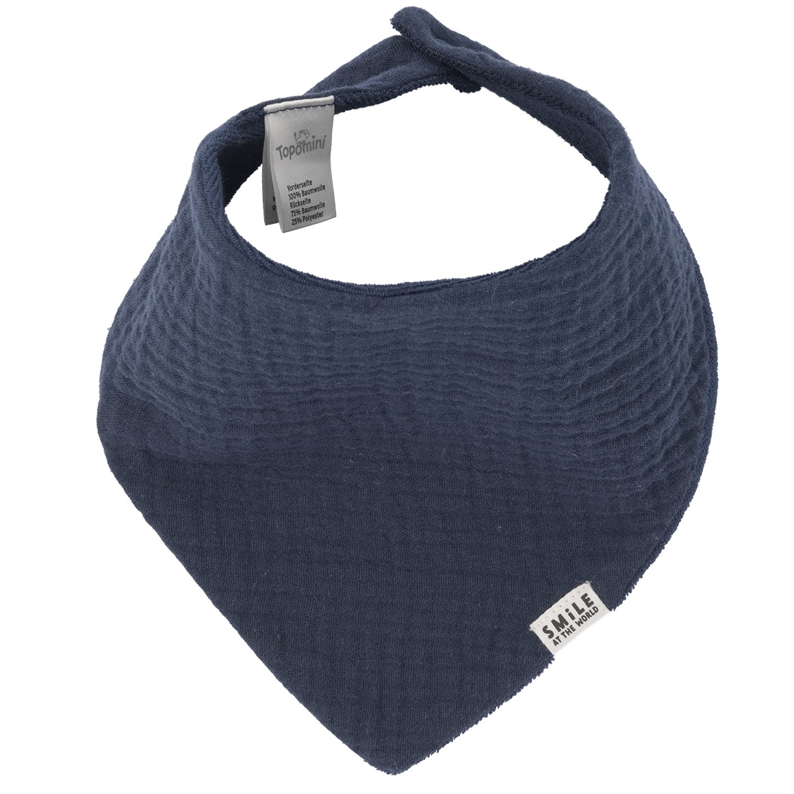 Baby Musselin-Bandana mit Frottee-Innenseite 