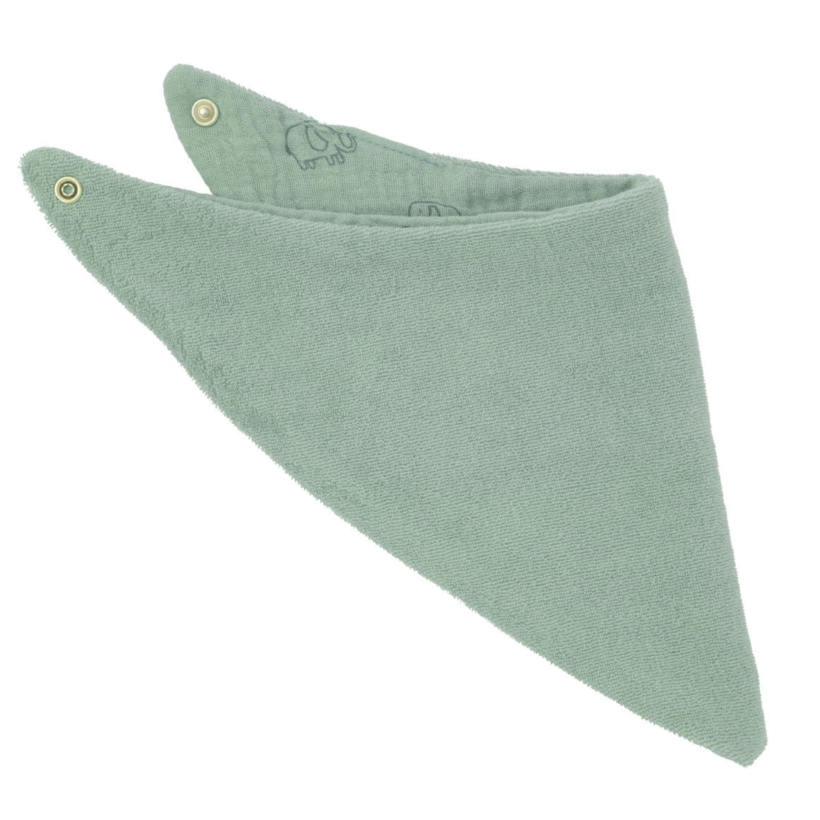 Baby Musselin-Bandana mit Frottee-Innenseite 