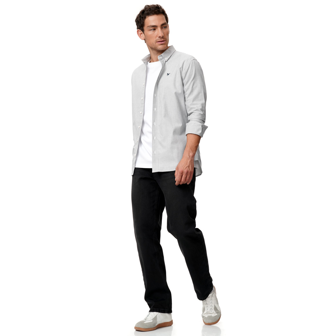 Herren Hemd mit Button-down-Kragen