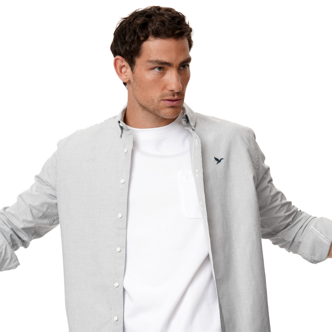 Herren Hemd mit Button-down-Kragen