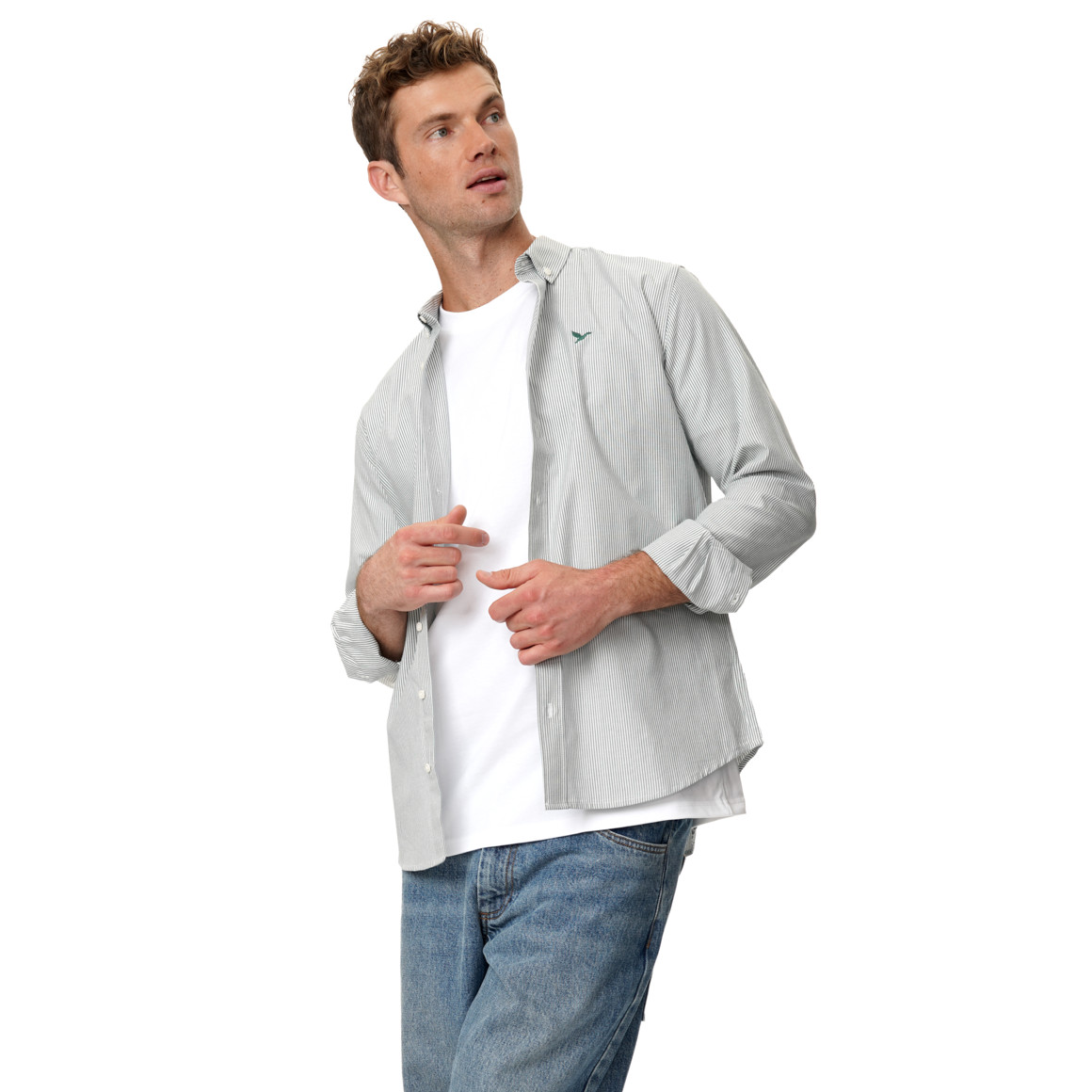 Herren Hemd mit Button-down-Kragen