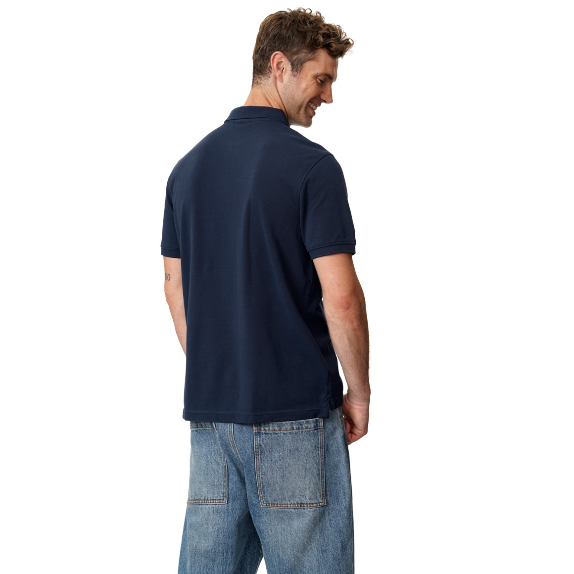 Herren Poloshirt unifarben