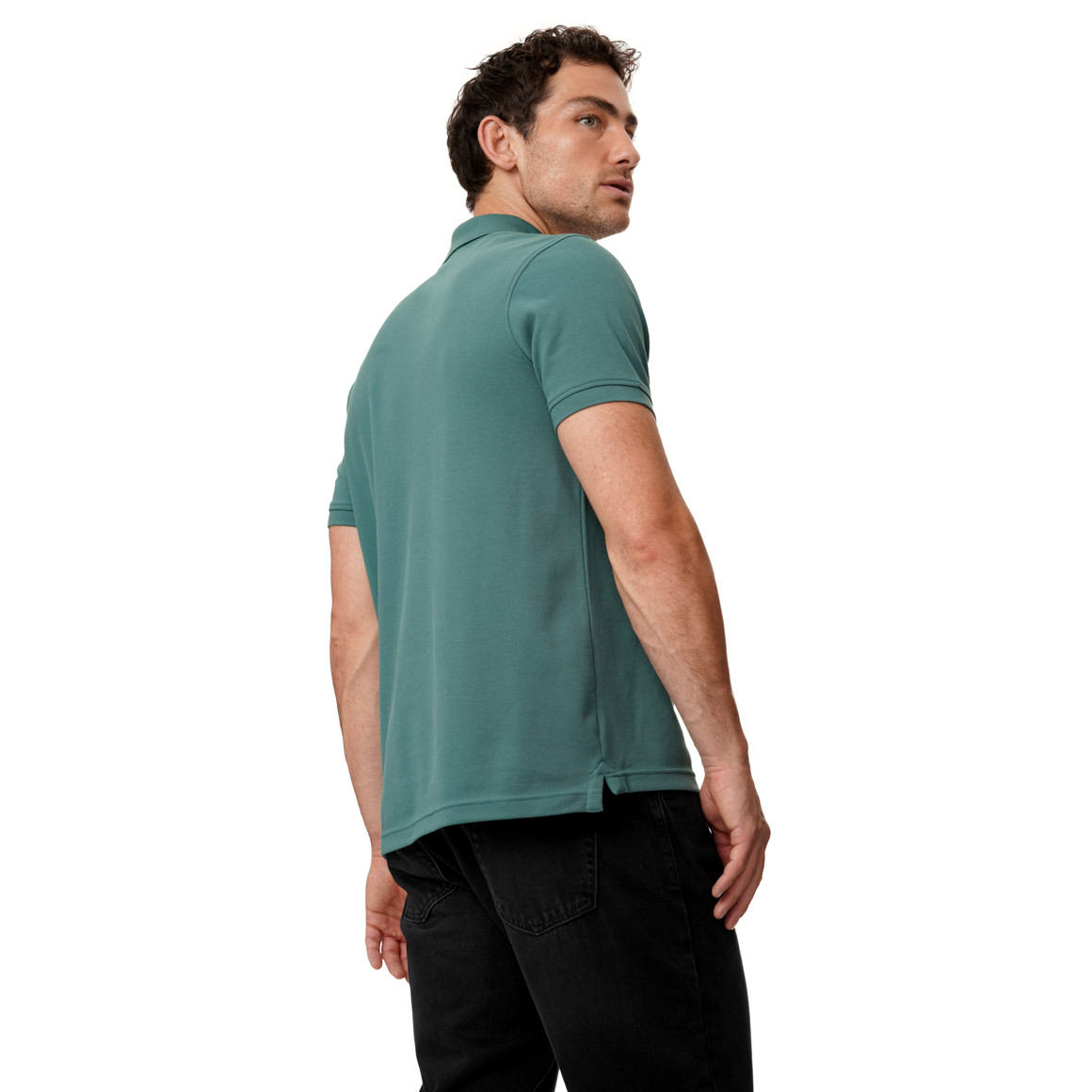 Herren Poloshirt unifarben