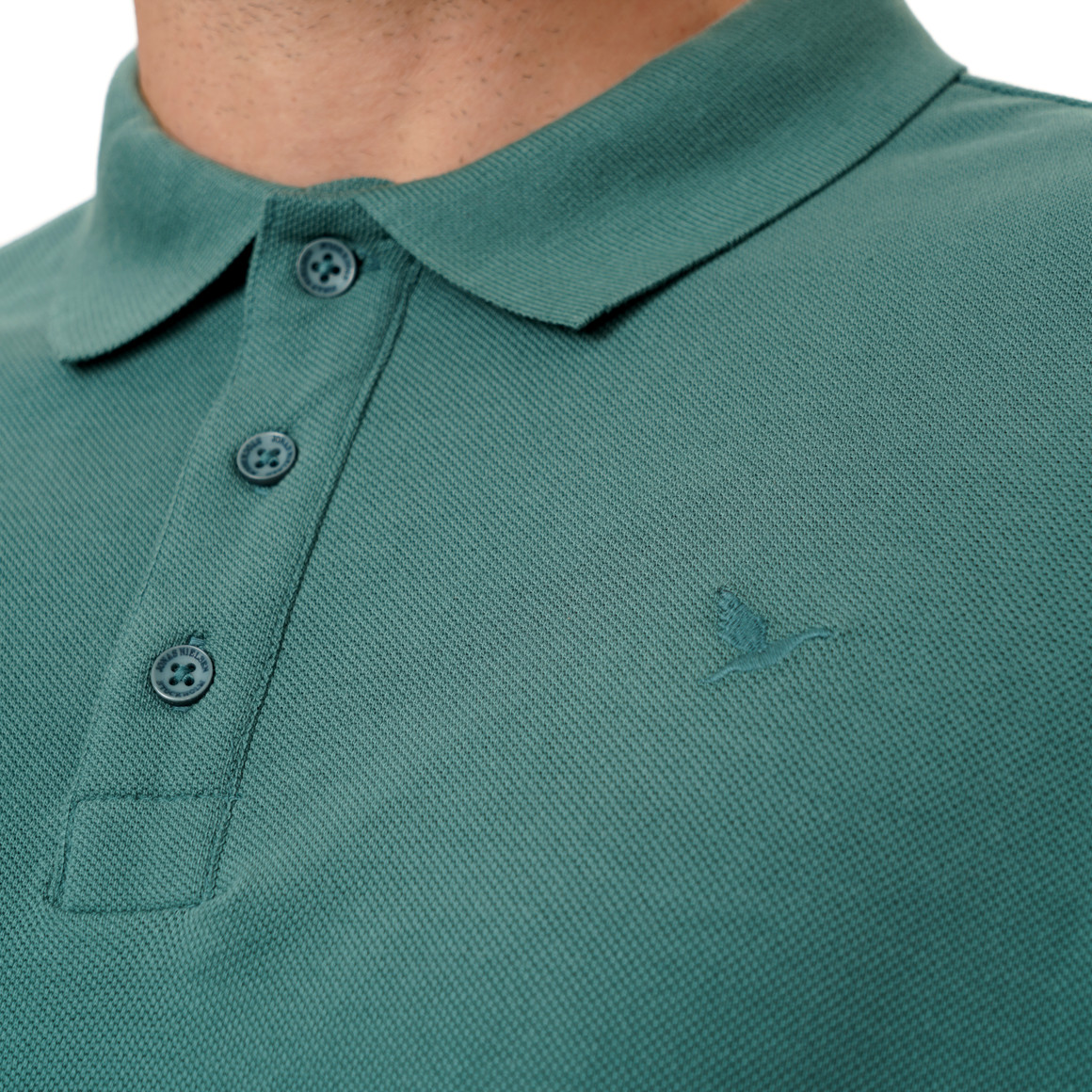 Herren Poloshirt unifarben