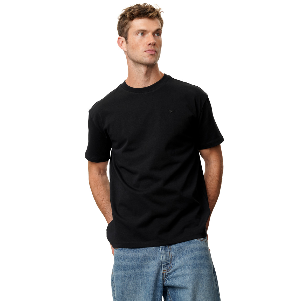 Herren T-Shirt unifarben