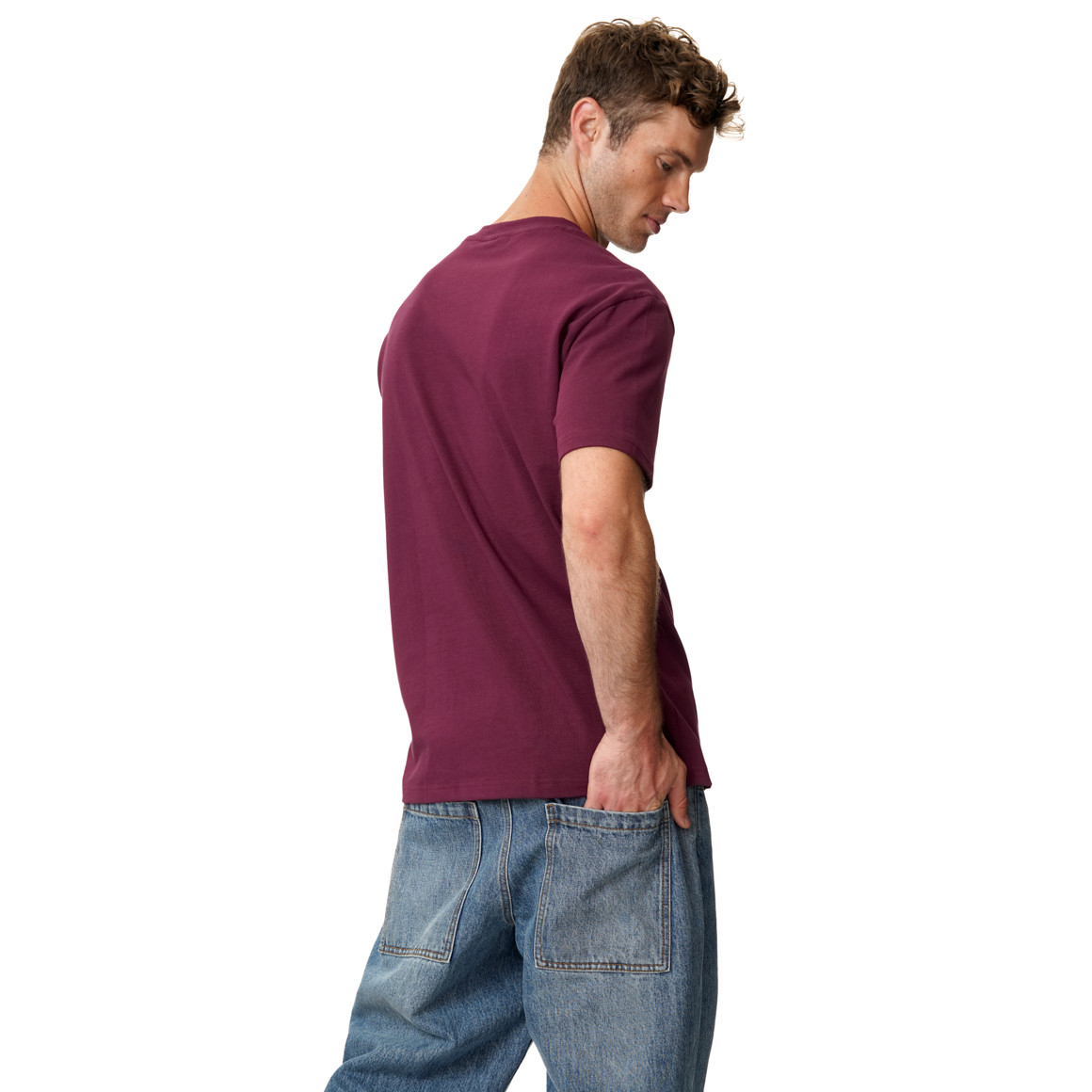 Herren T-Shirt unifarben