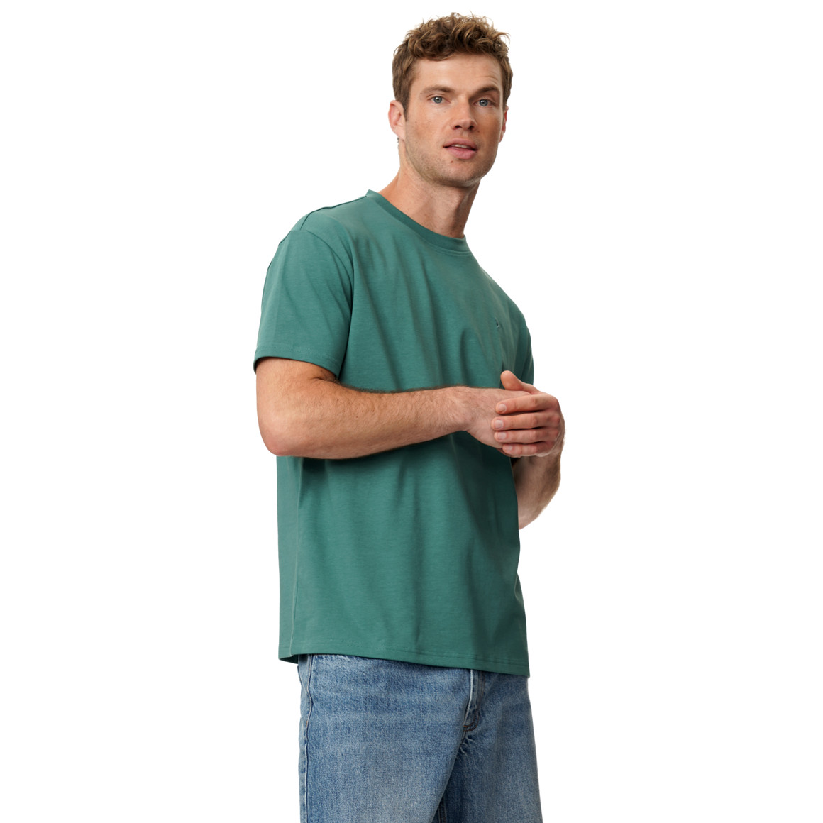 Herren T-Shirt unifarben