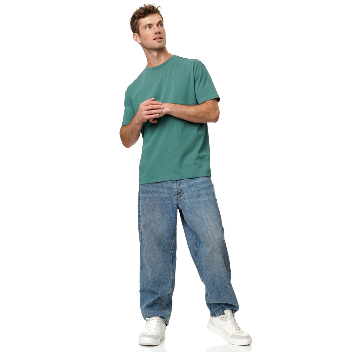 Herren T-Shirt unifarben