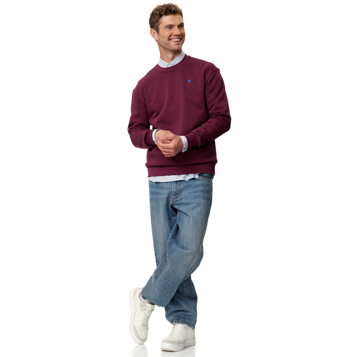 Herren Sweatshirt mit Backprint