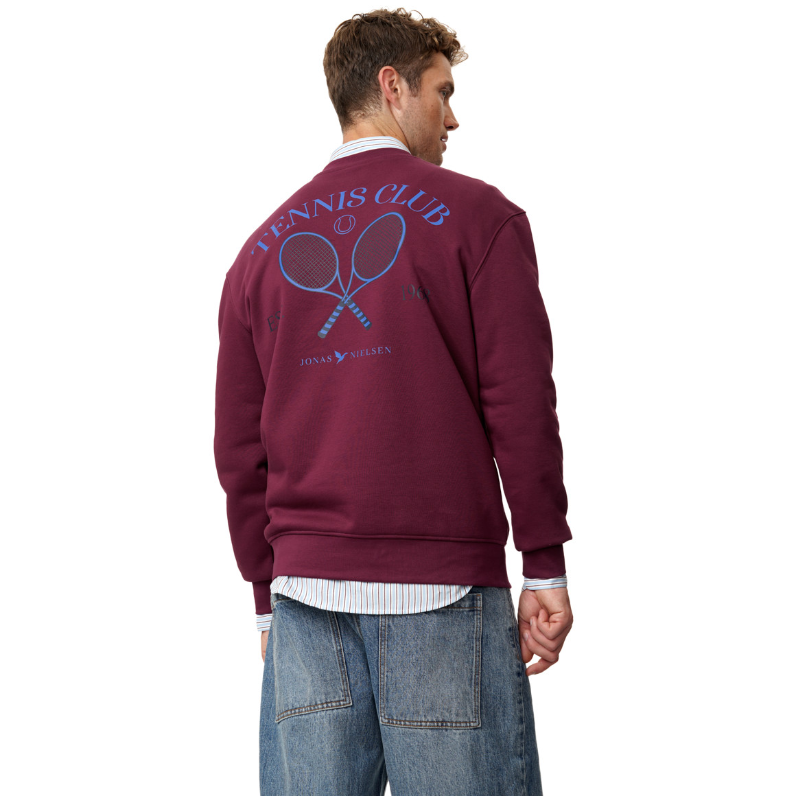Herren Sweatshirt mit Backprint