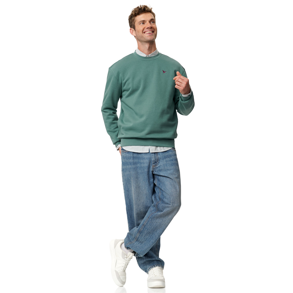 Herren Sweatshirt mit Backprint