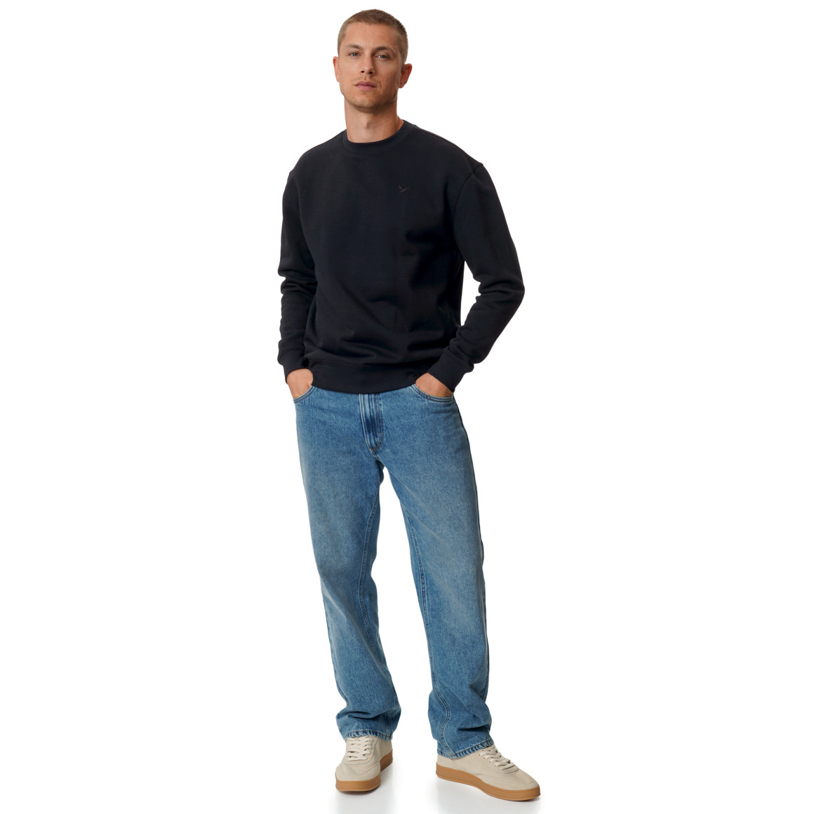 Heren-sweatshirt van biologisch katoen