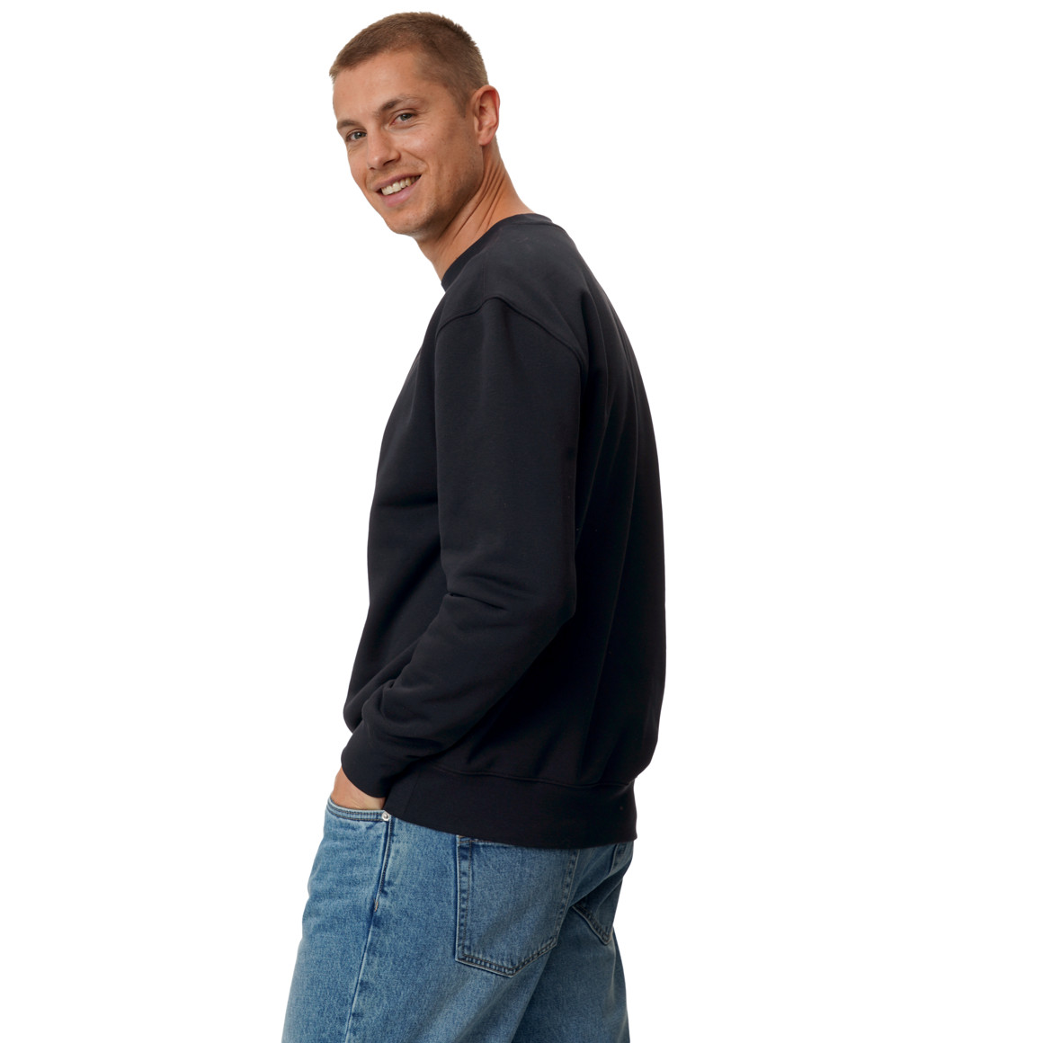 Heren-sweatshirt van biologisch katoen