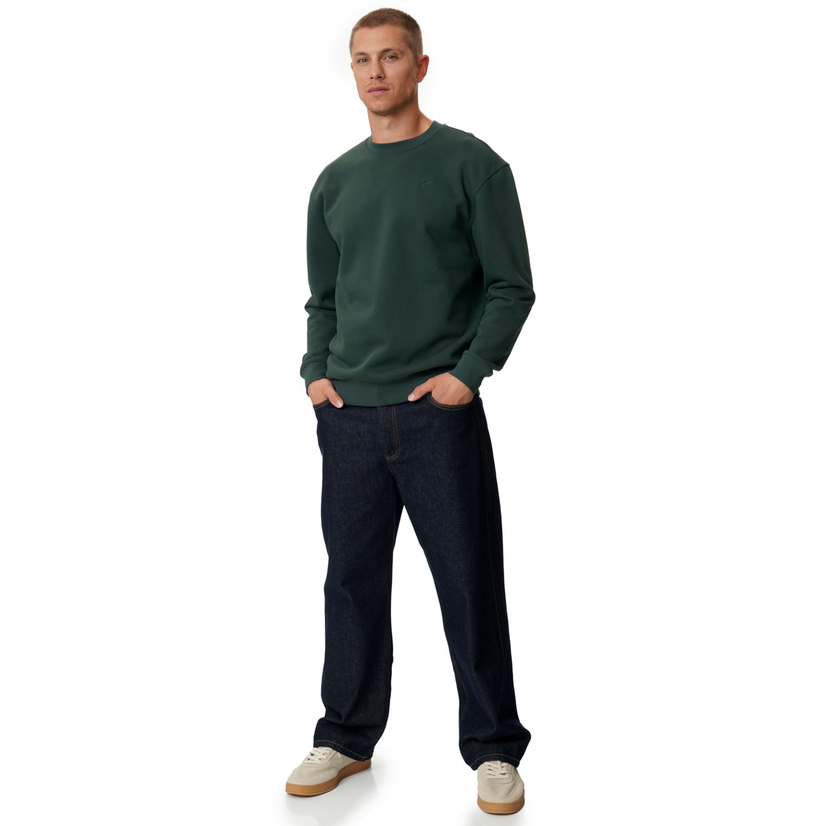 Heren-sweatshirt van biologisch katoen
