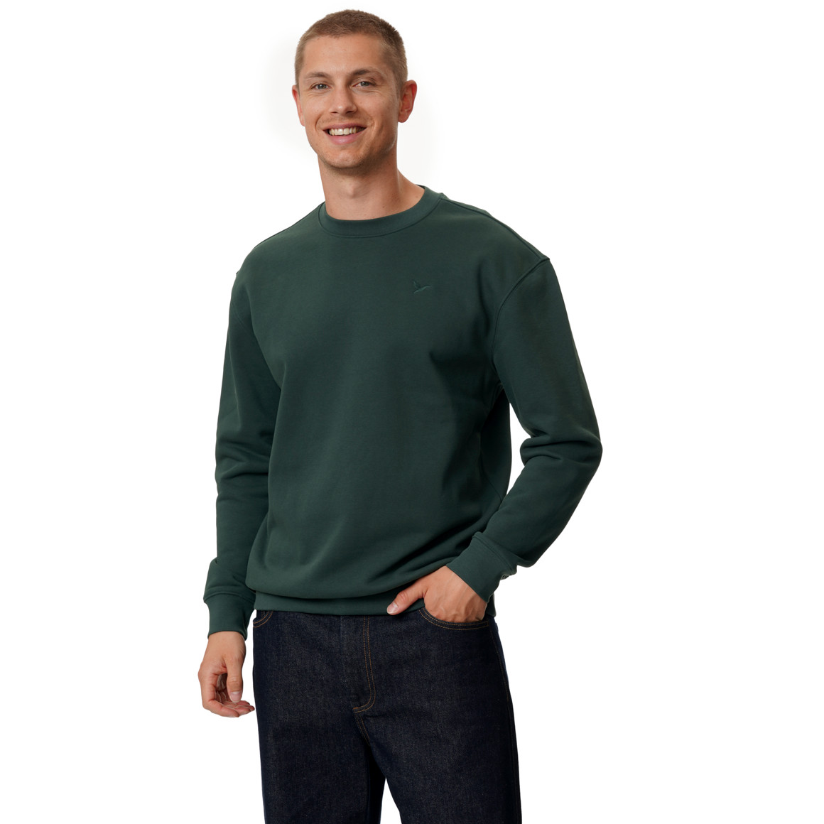 Heren-sweatshirt van biologisch katoen