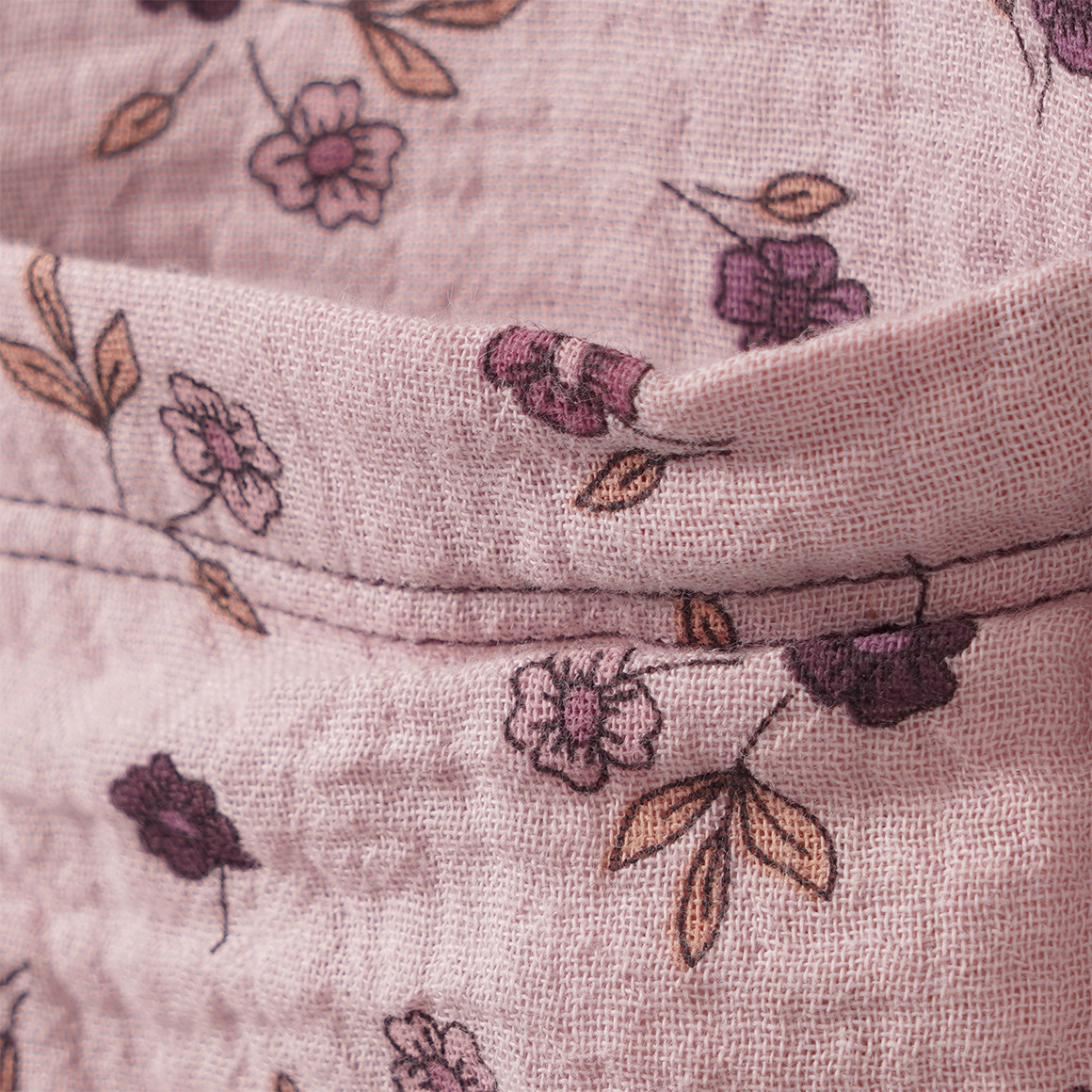 Mädchen Musselin-Wendejacke mit Blümchen
