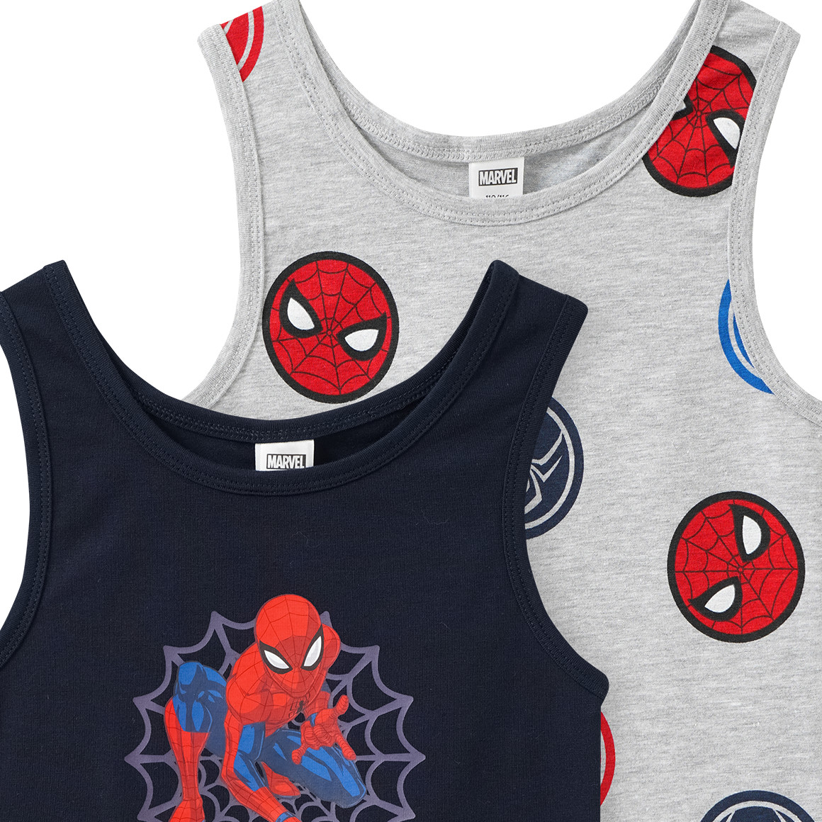 2 MARVEL Spider-Man-onderhemden met prints