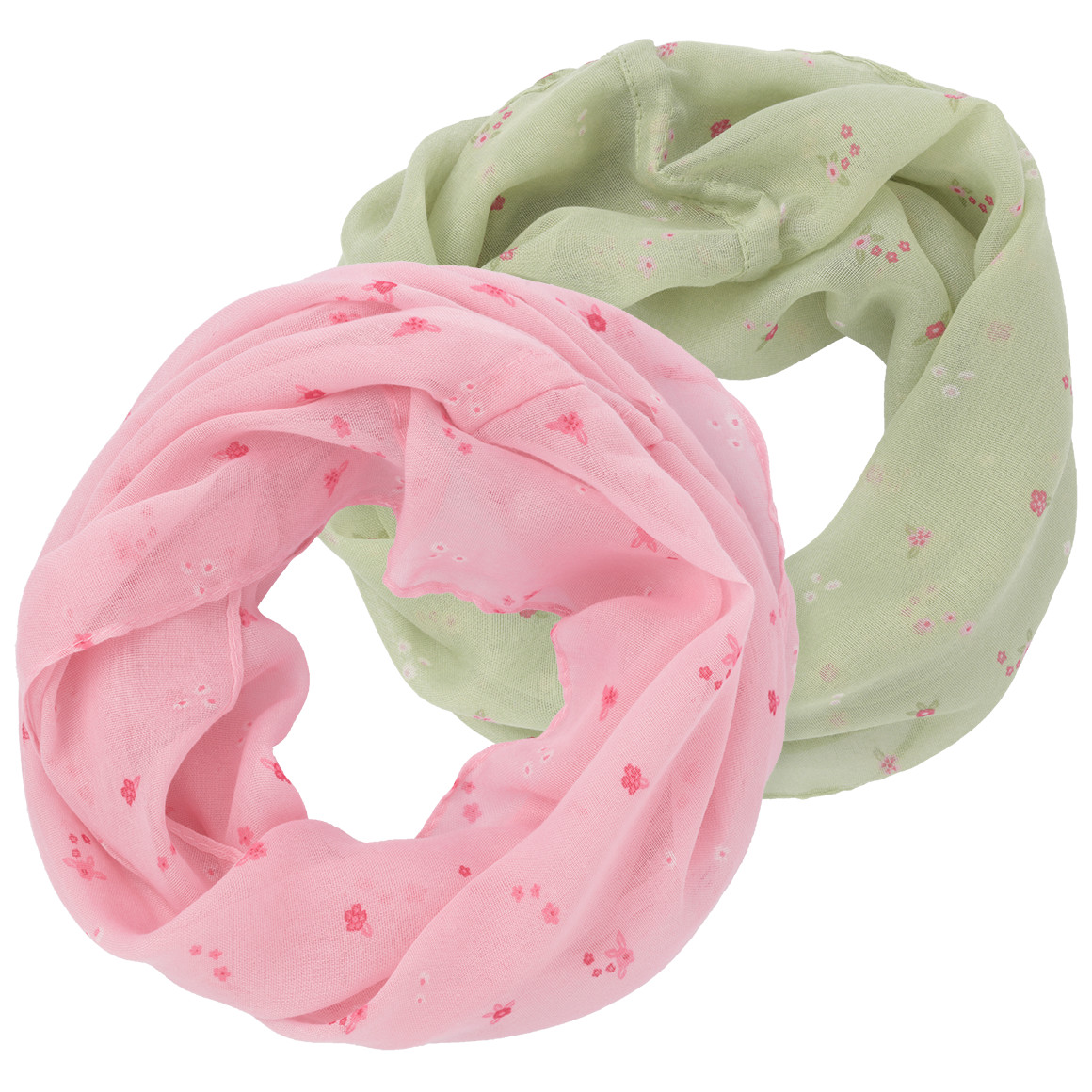 2 Mädchen Rundschals im Set