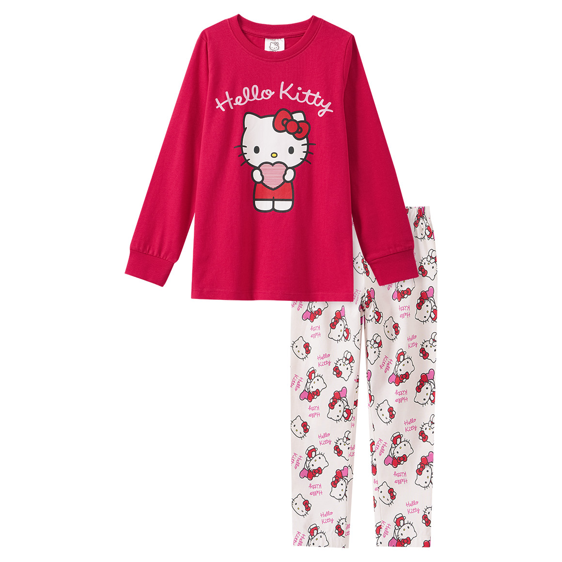 Hello Kitty Schlafanzug mit Print