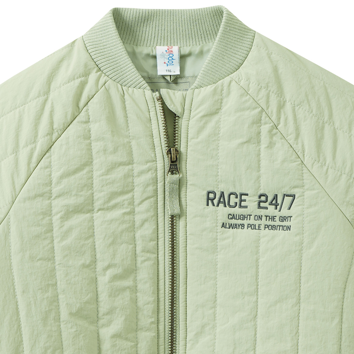 Jungen Steppjacke mit Stickerei