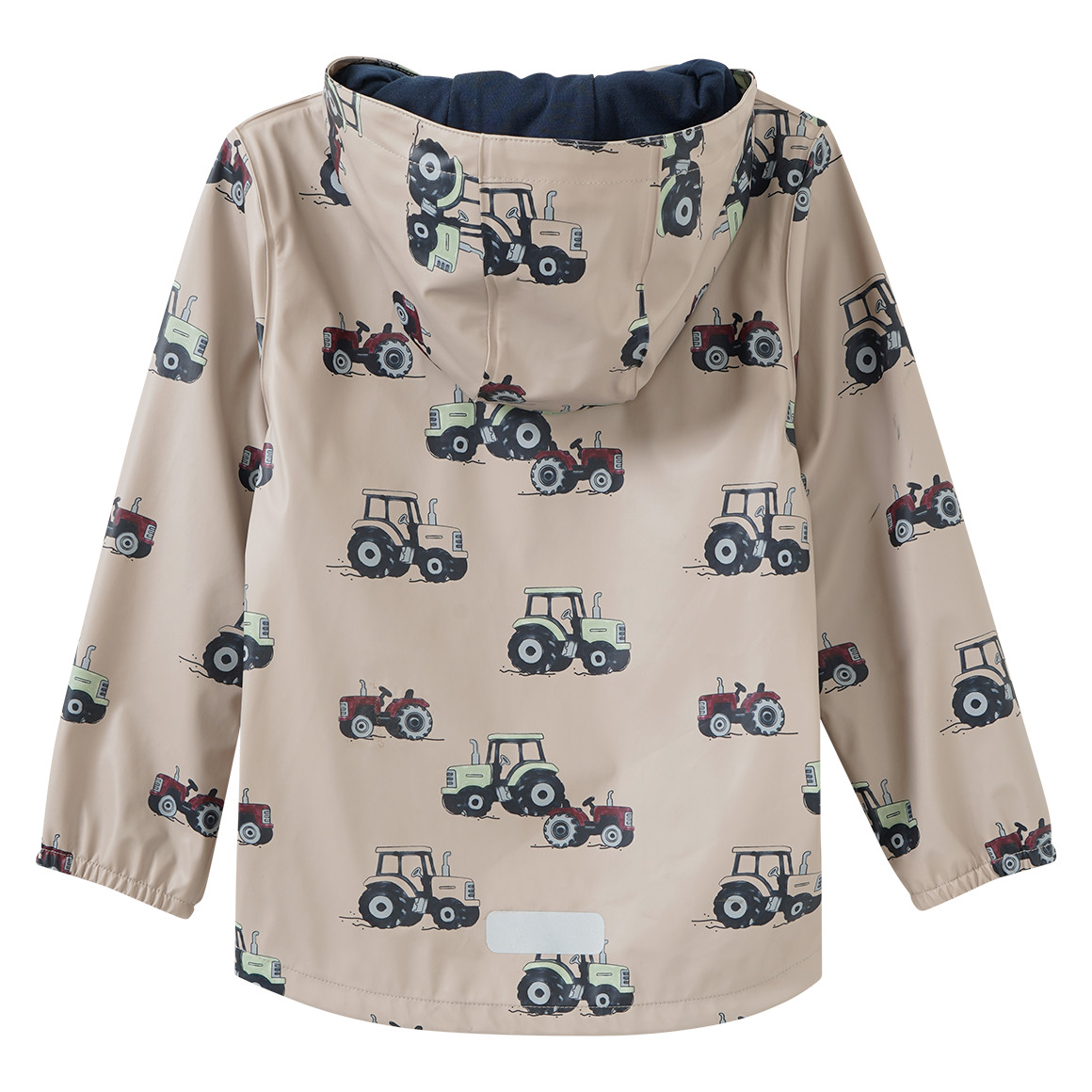 Jungen Regenjacke mit Traktor-Allover