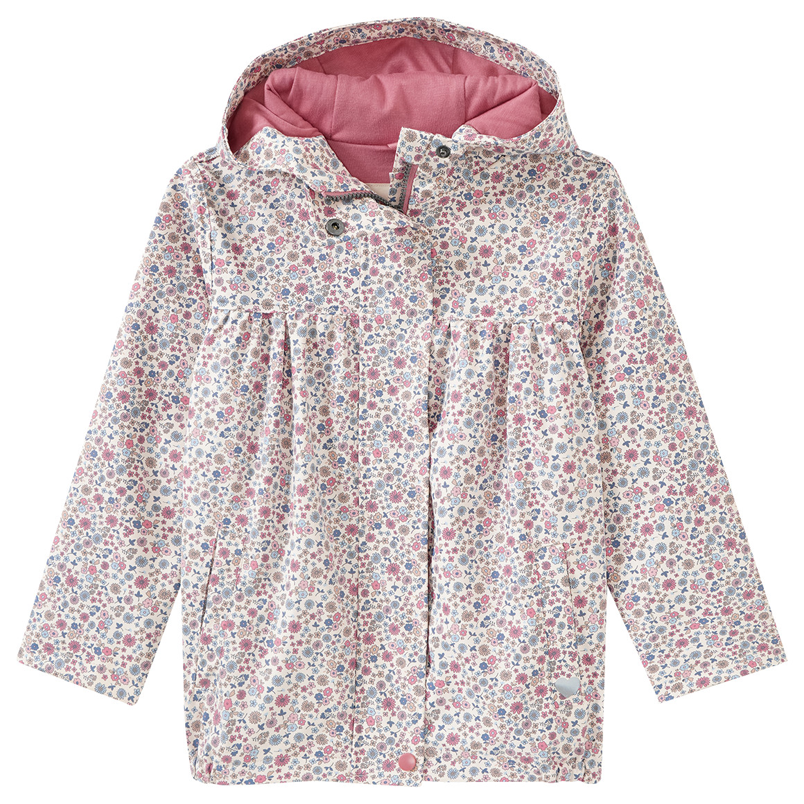 Mädchen Regenjacke im Millefleur-Design