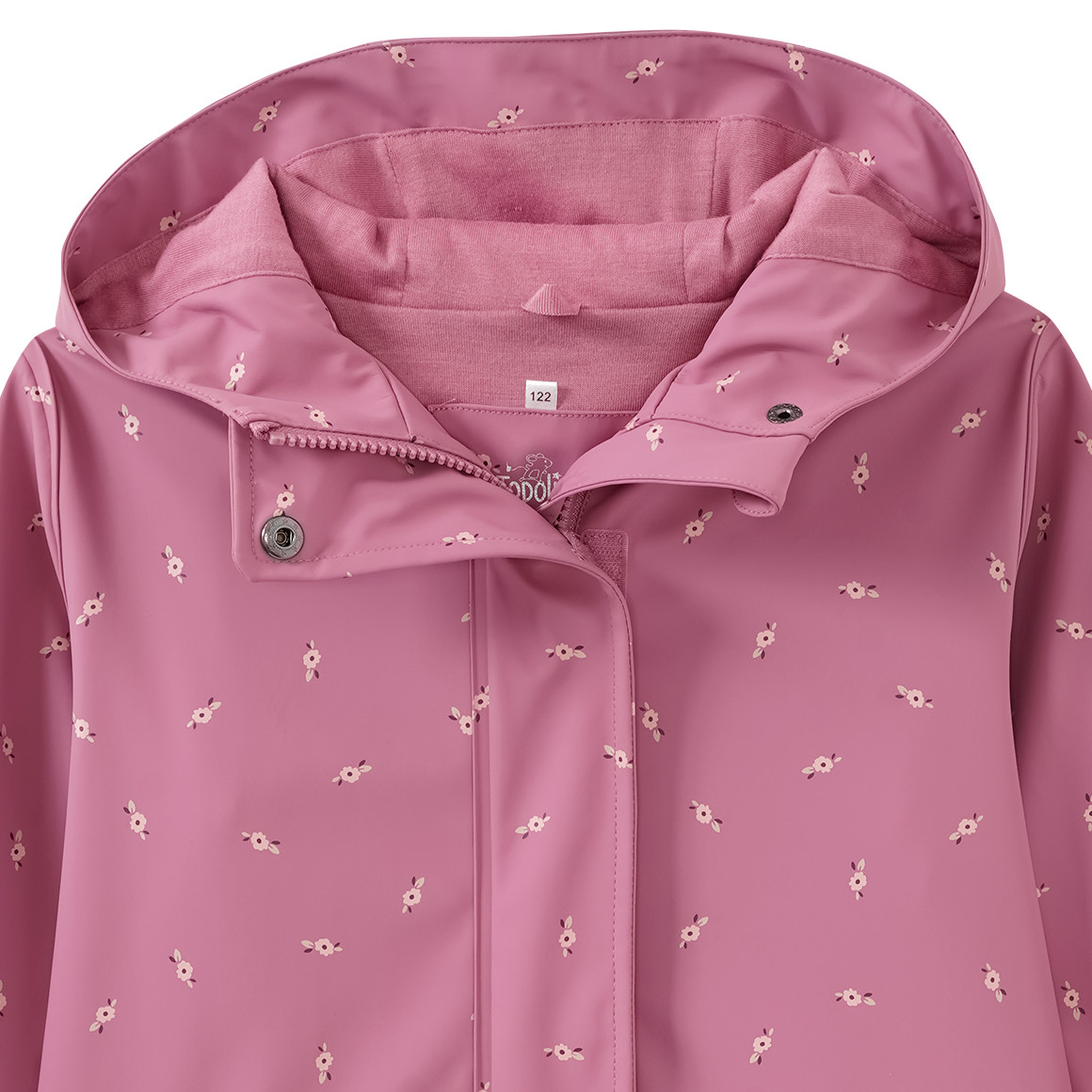 Mädchen Regenjacke mit Blümchen