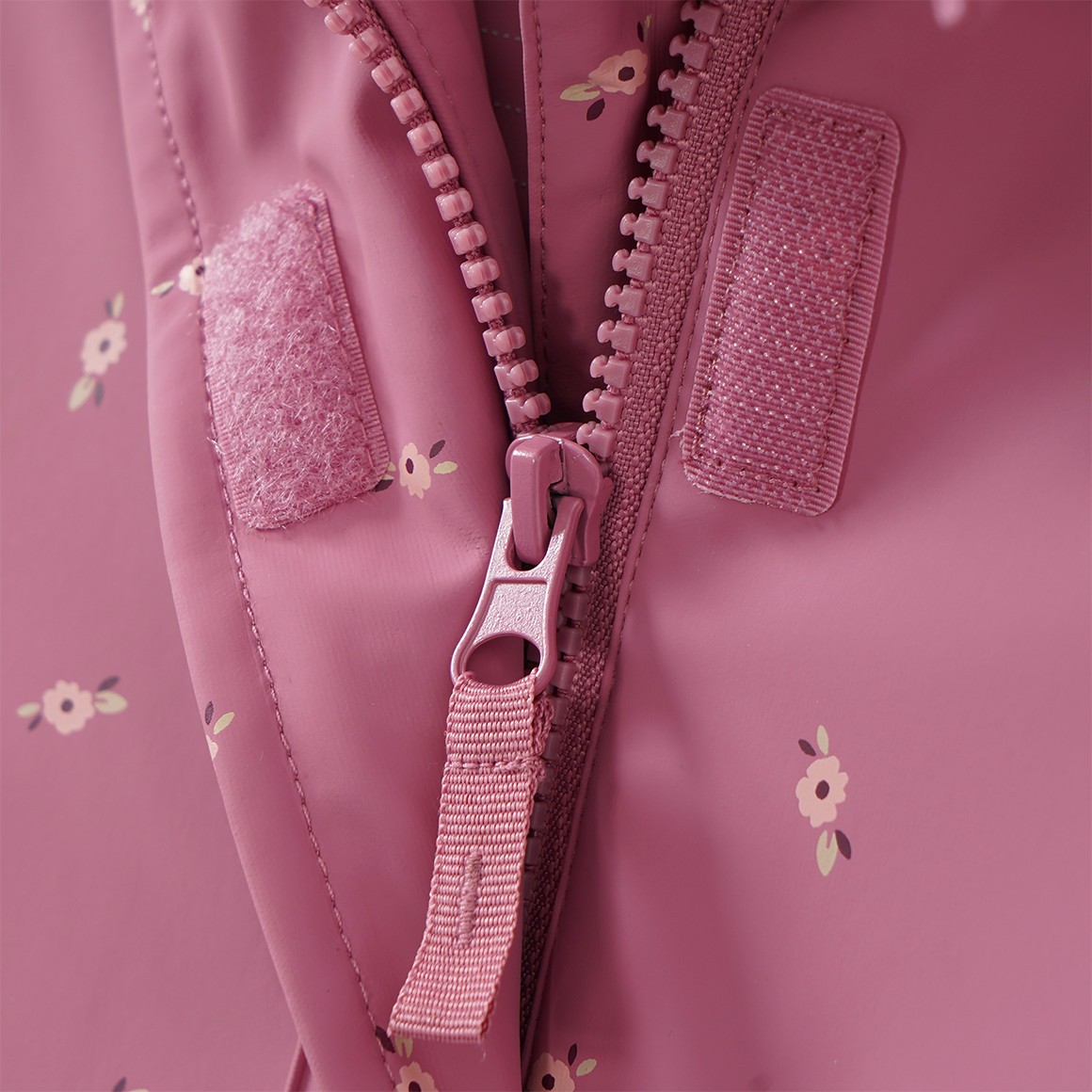 Mädchen Regenjacke mit Blümchen