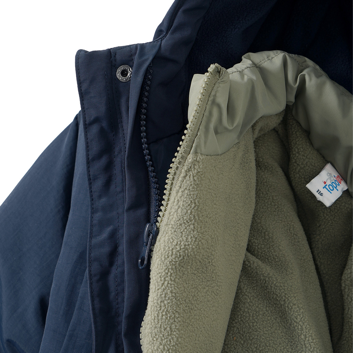 3-in-1 Jungen Jacke mit trennbarer Innenjacke