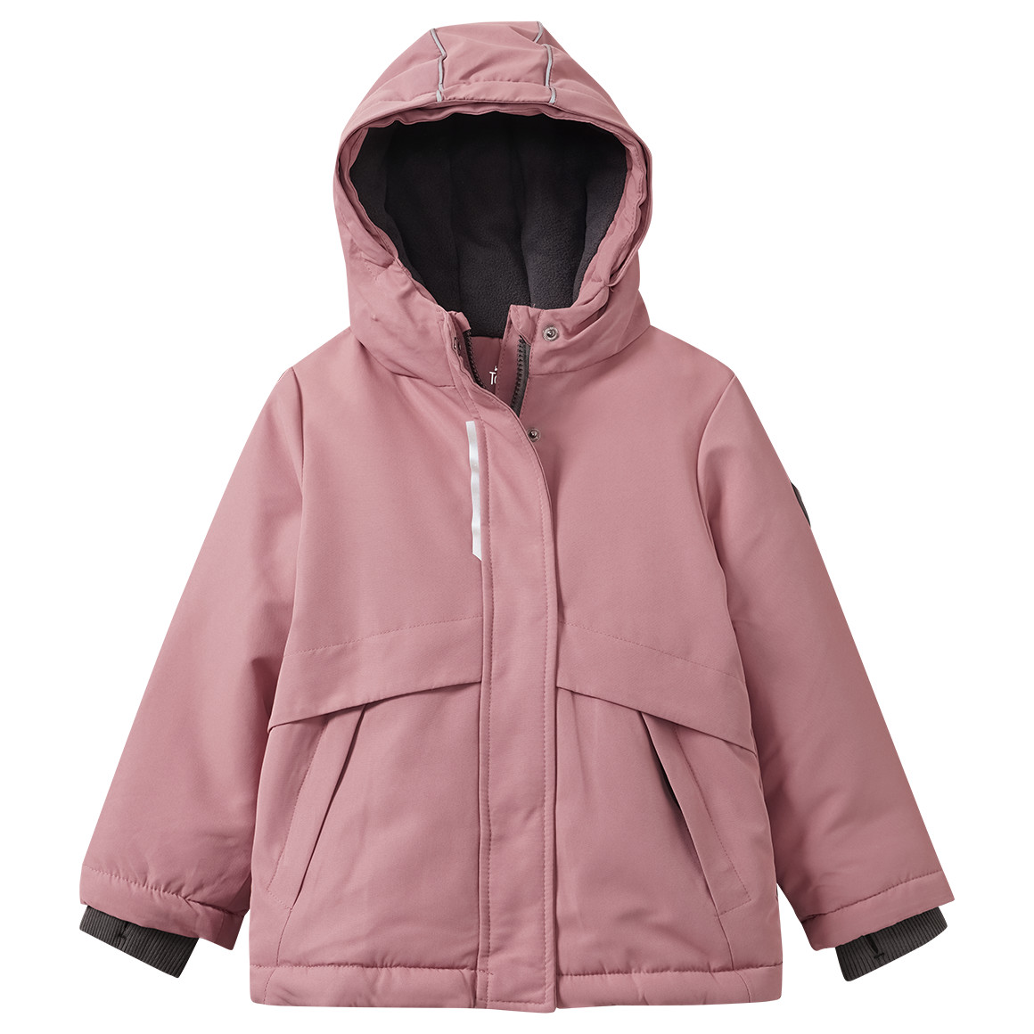 Mädchen Parka mit Fellimitat