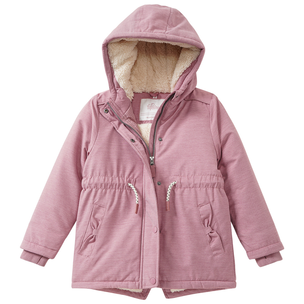 Mädchen Parka mit Plüschfutter