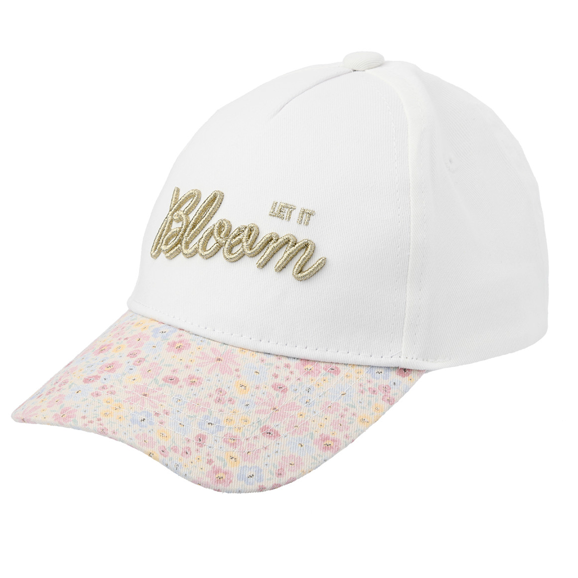Mädchen Kappe mit floralem Motiv
