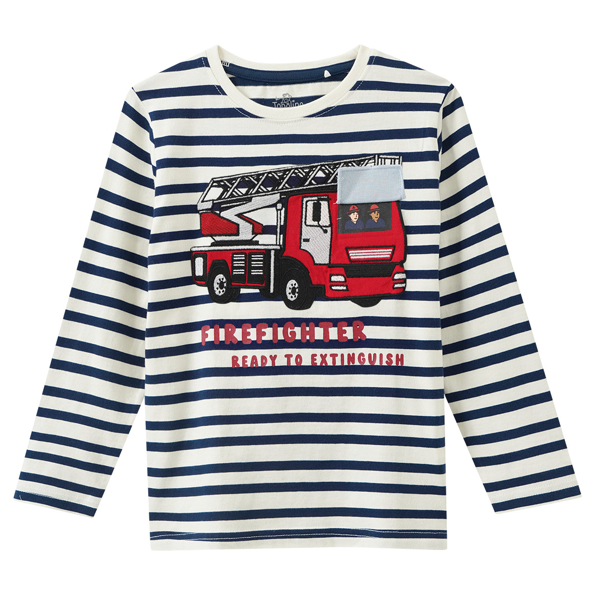 Jungen Langarmshirt mit Applikation