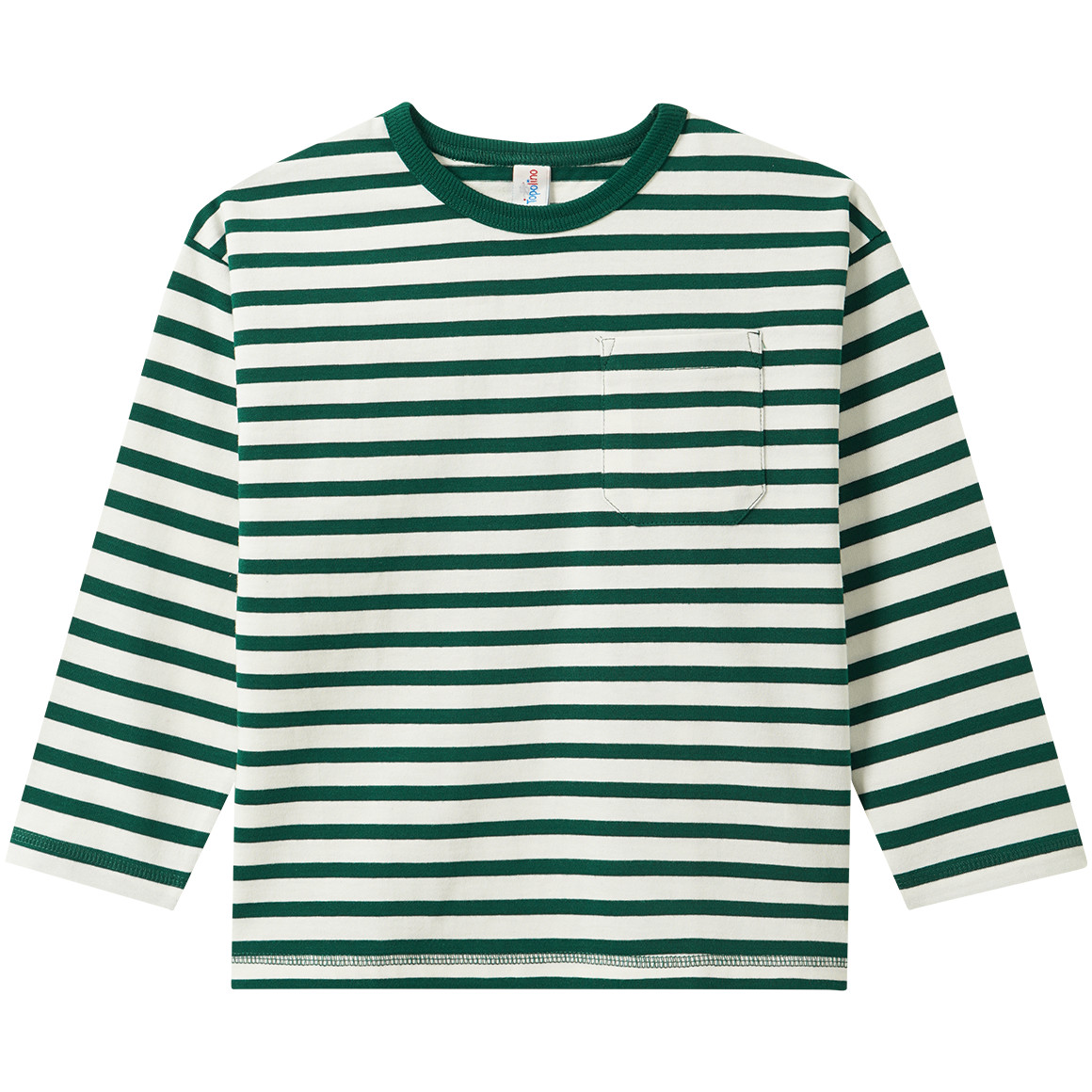 Jungen Langarmshirt mit Brusttasche