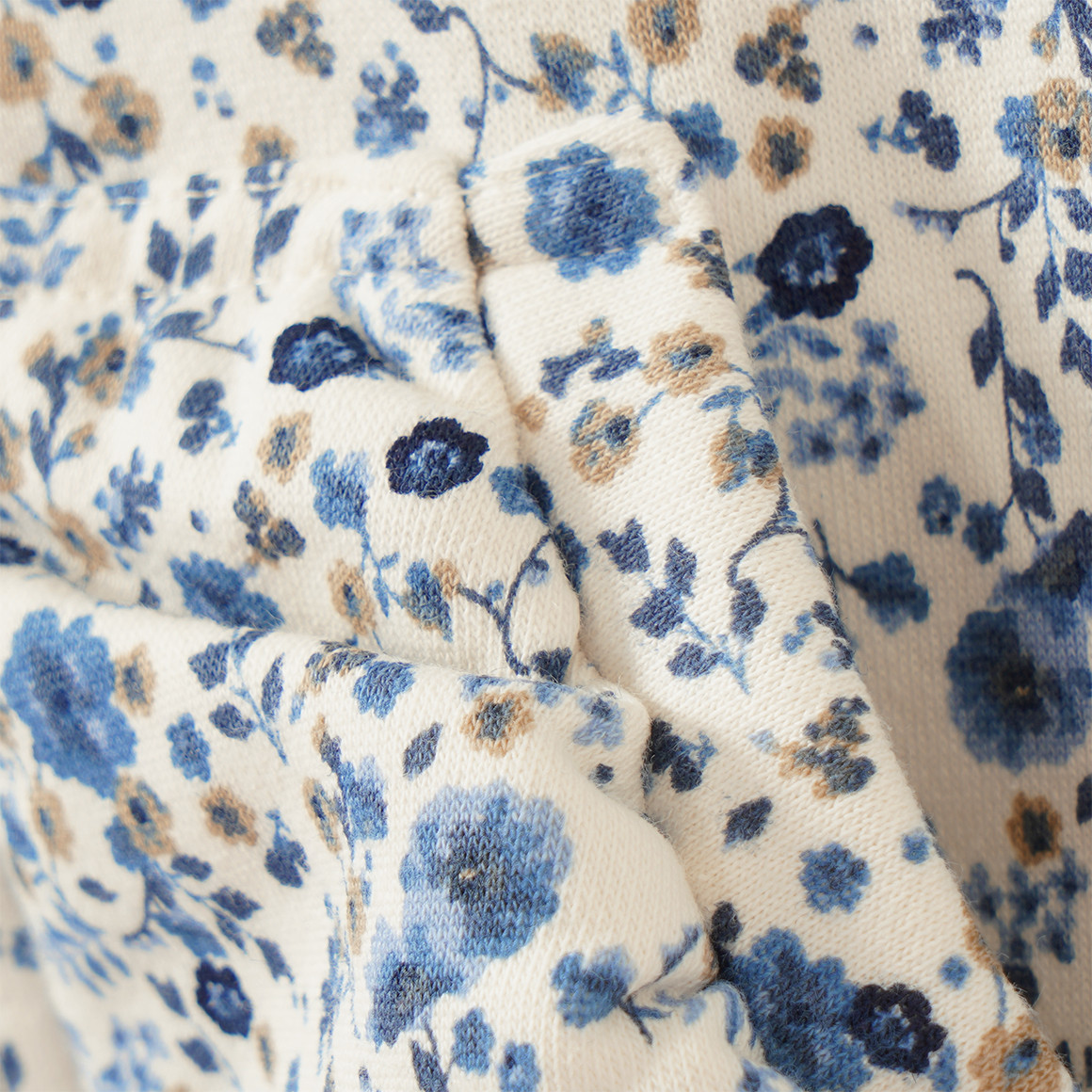Mädchen Sweatjacke mit Blumen-Print