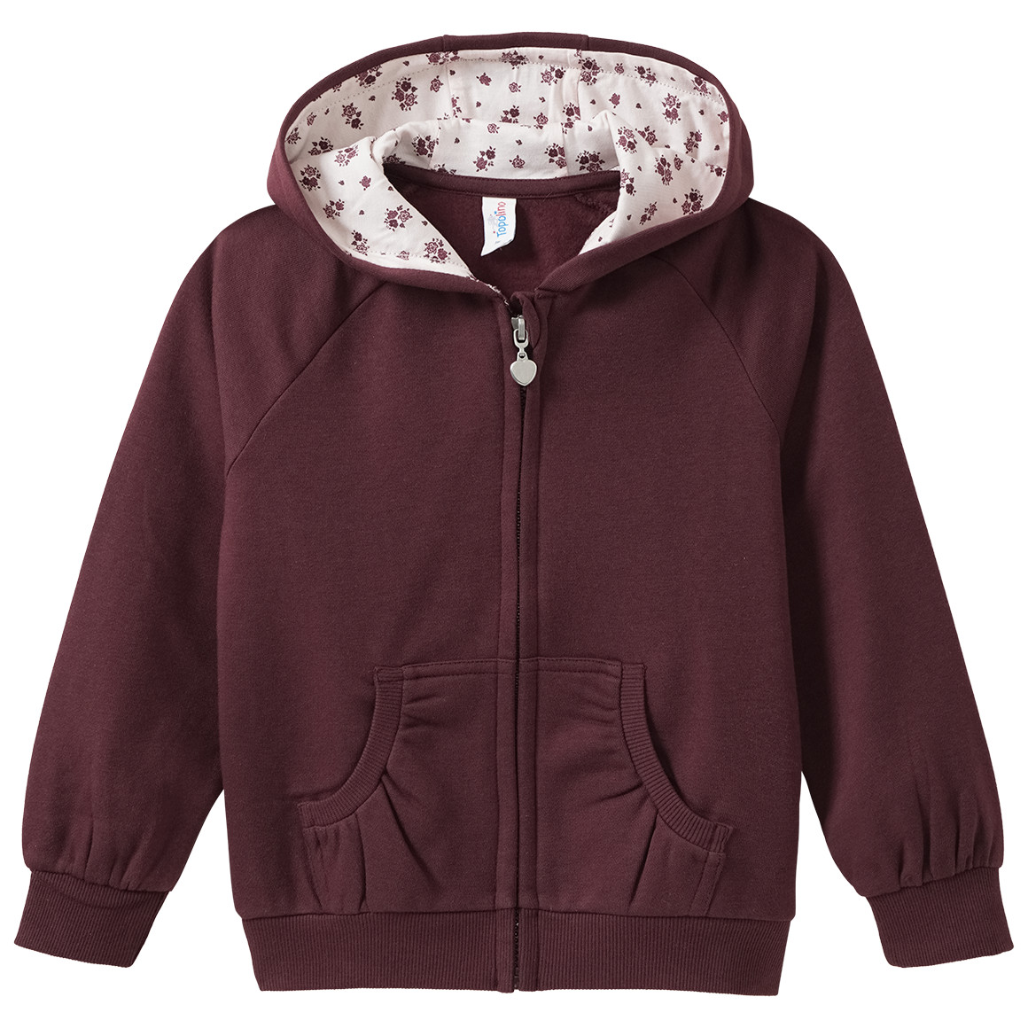 Mädchen Sweatjacke mit Kapuze