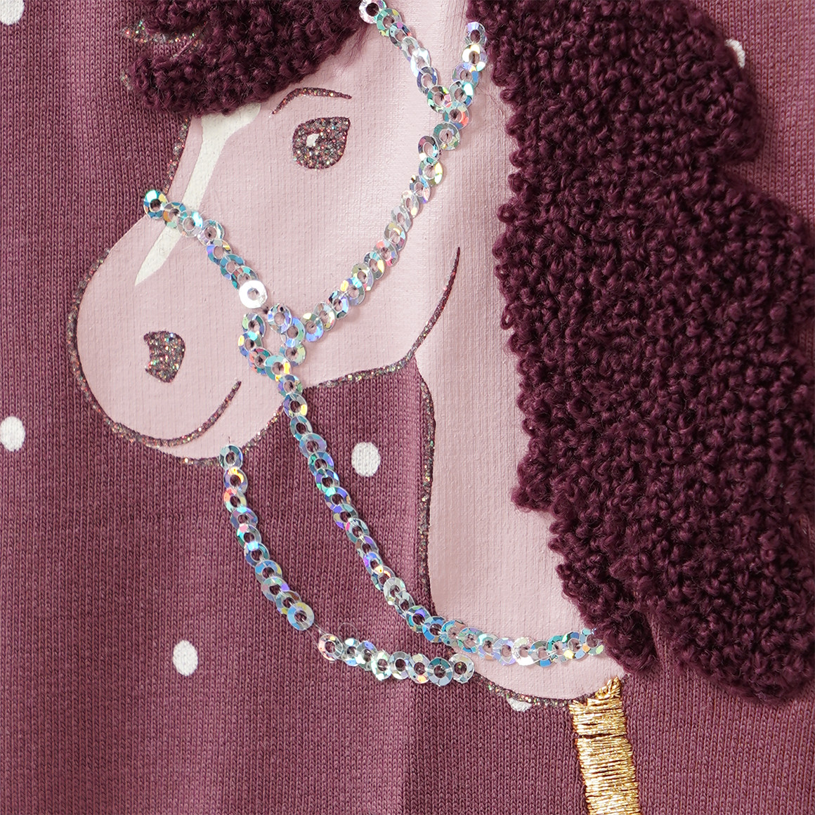 Mädchen Leggings mit Applikation