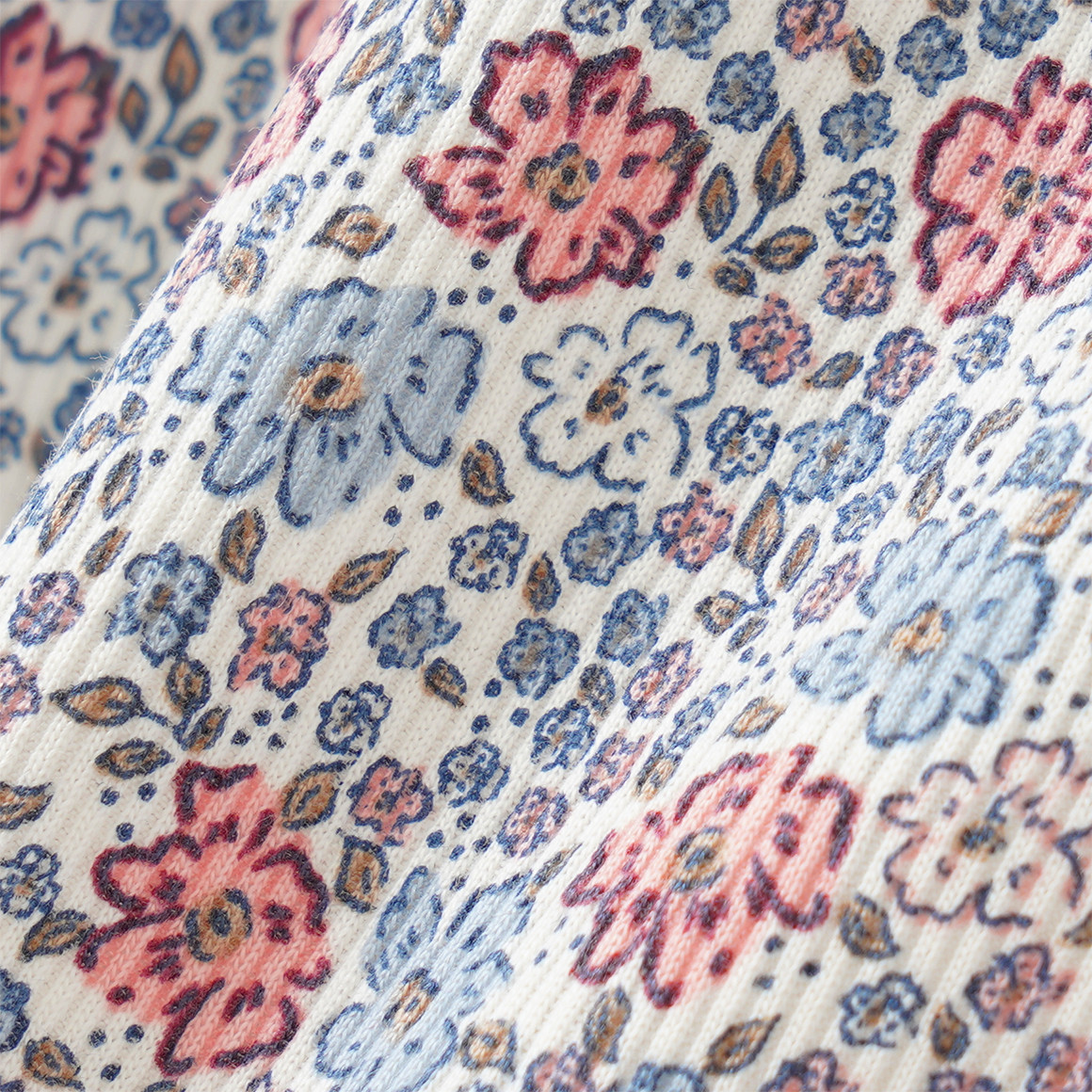 Mädchen Langarmshirt mit Allover-Muster