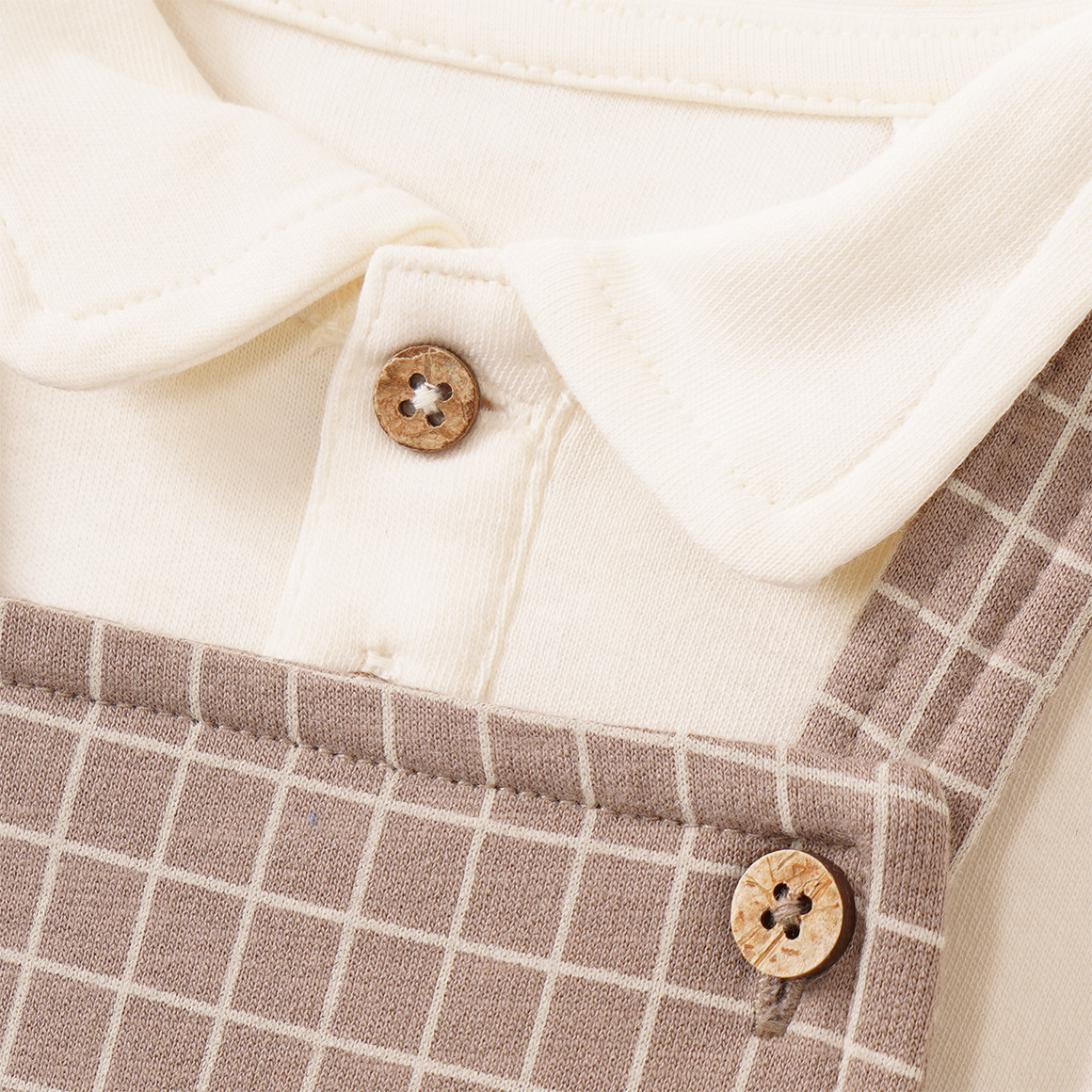 Newborn Set mit Latzhose und Shirt