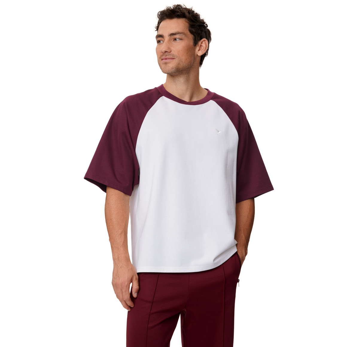 Herren T-Shirt mit Flächenteiler