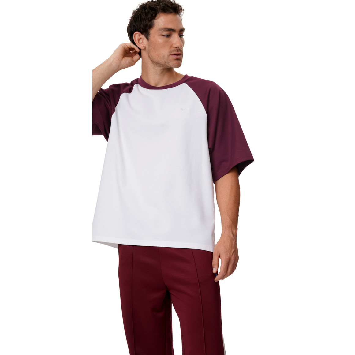 Herren T-Shirt mit Flächenteiler