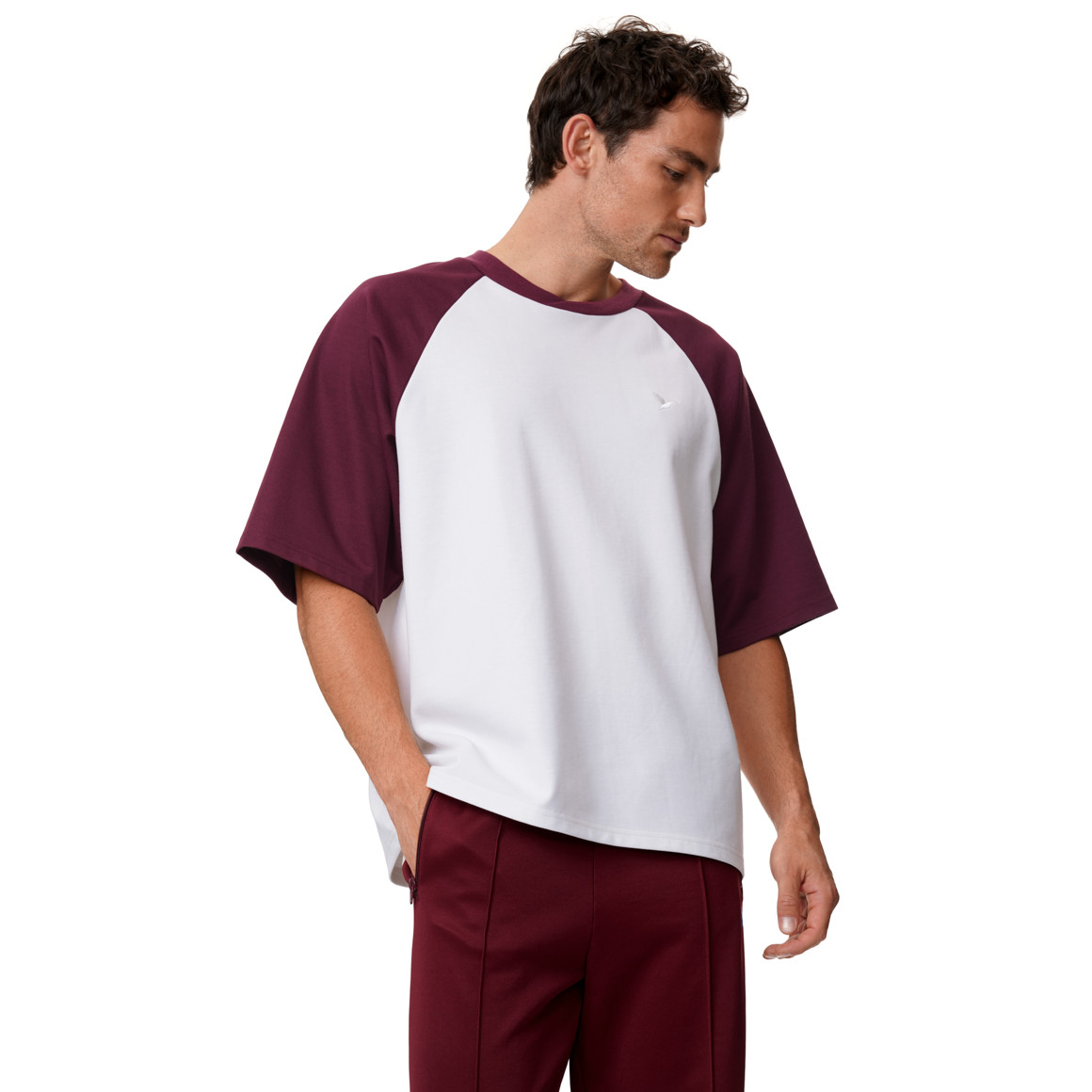 Herren T-Shirt mit Flächenteiler