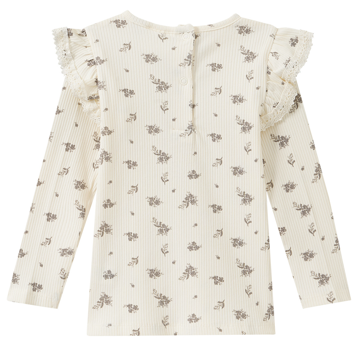 Baby Langarmshirt mit Rippstruktur