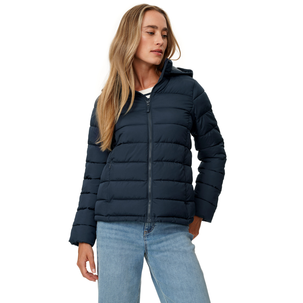 Damen Steppjacke mit abnehmbarer Kapuze