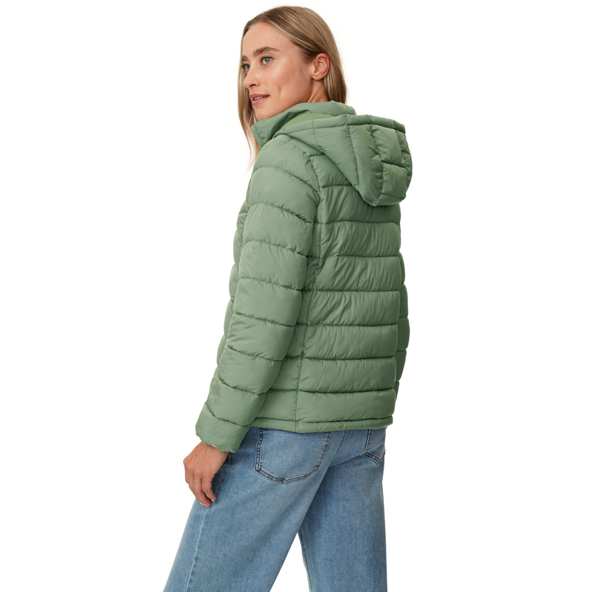 Damen Steppjacke mit abnehmbarer Kapuze