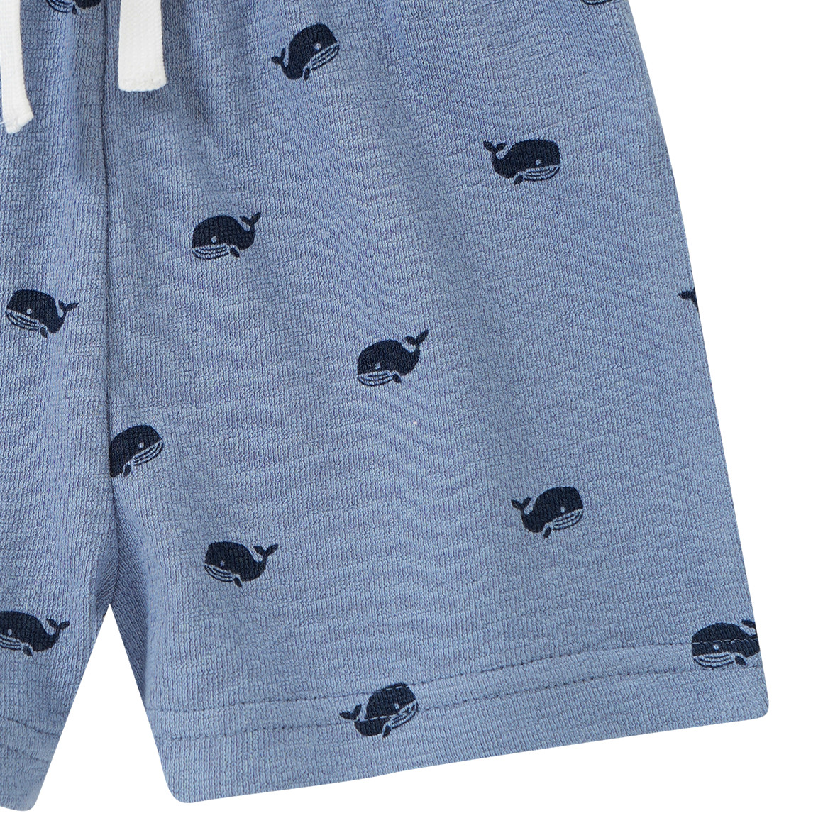 Baby Joggingshorts mit Wal-Allover