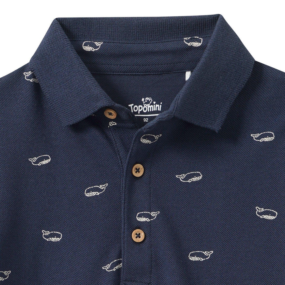 Baby Poloshirt mit Bio-Baumwolle